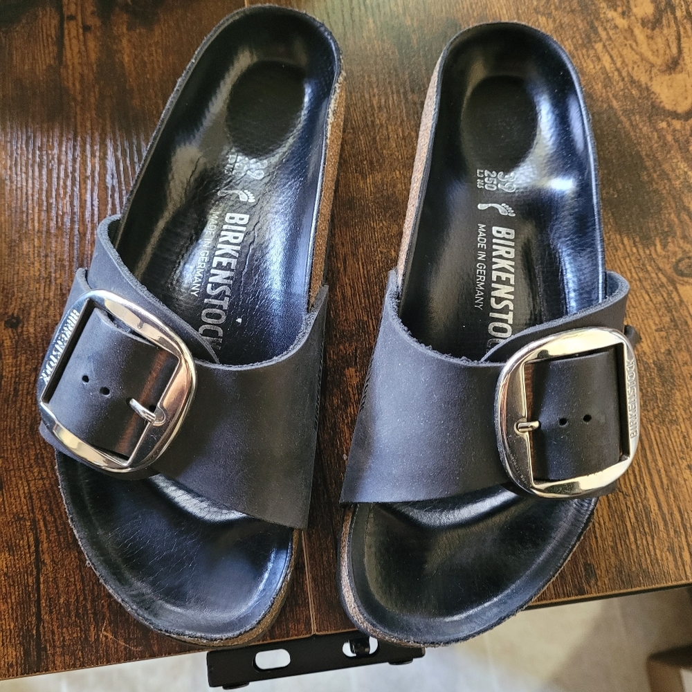 Birkenstock Black Slide Sandals
